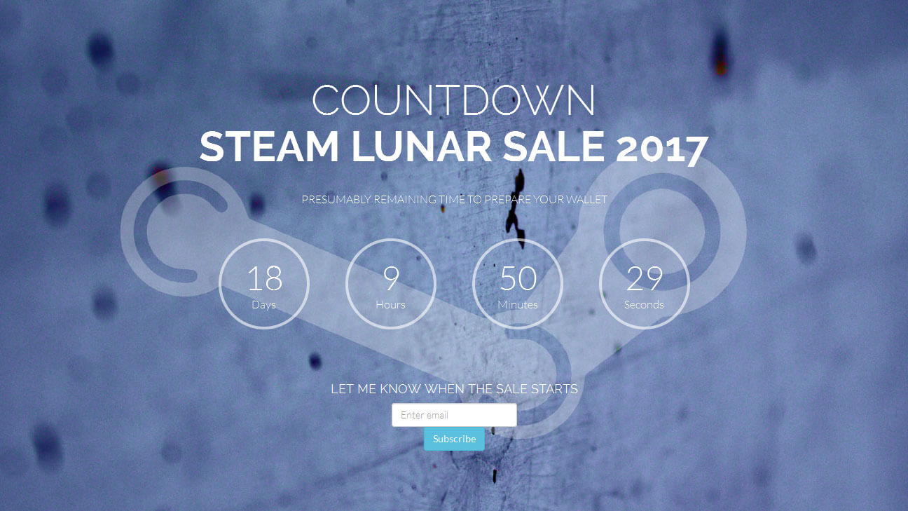 Steam Countdown